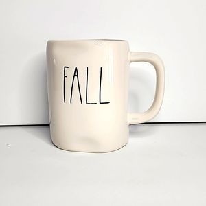 Rae Dunn FALL White Mug